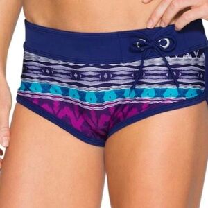 Athleta Belize Dolphin Swim Shorts Bikini Bottoms Small